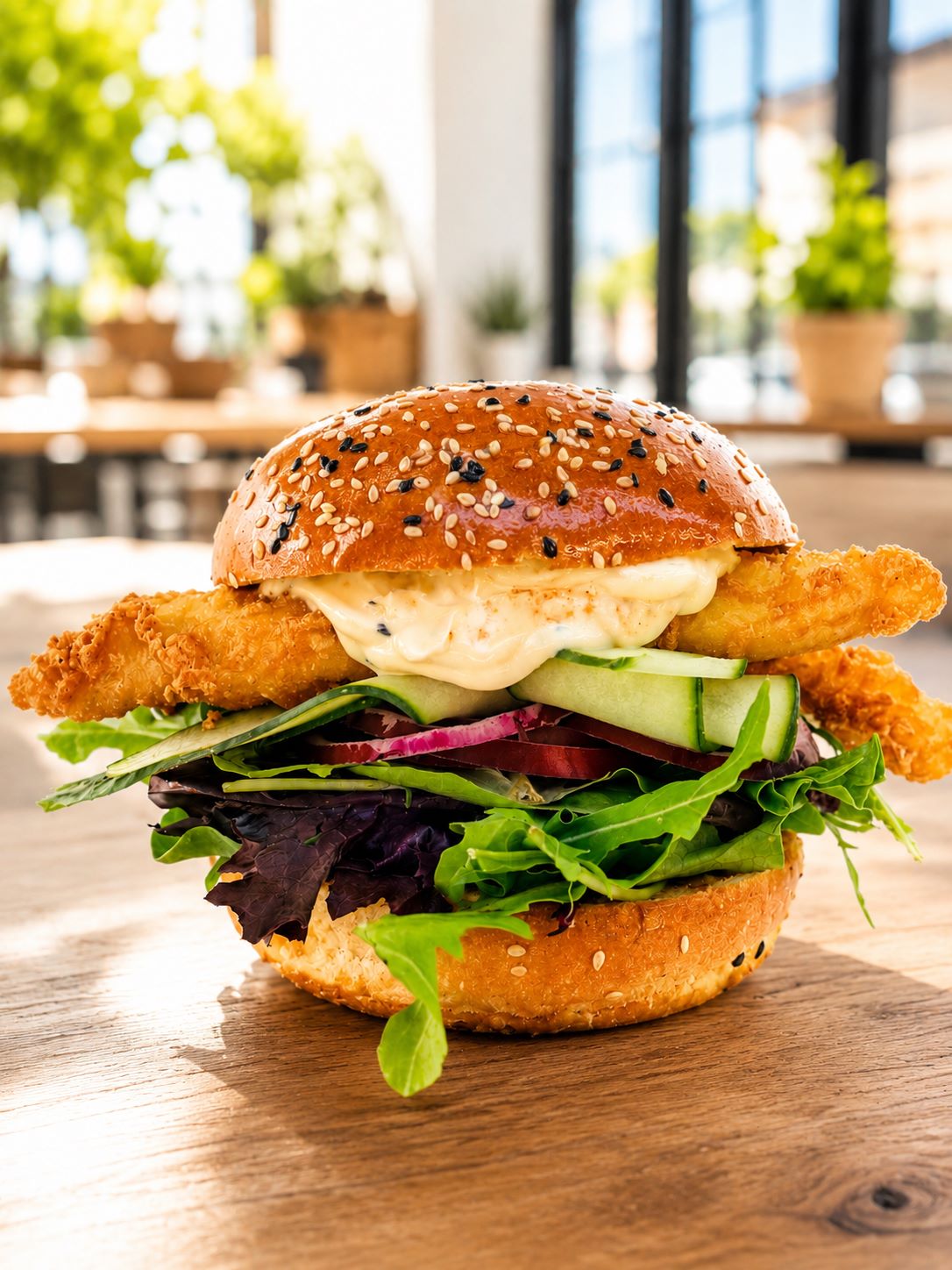 Fish burgers